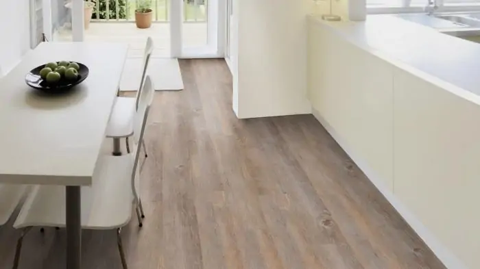 Виниловая плитка LVT (ПВХ) для пола (влагостойкий замковый ламинат) Wicanders Hydrocork Wood Alaska Oak (B5Q0001)