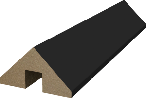 Декоративная рейка WallMaker Г-220 28х50 Графит