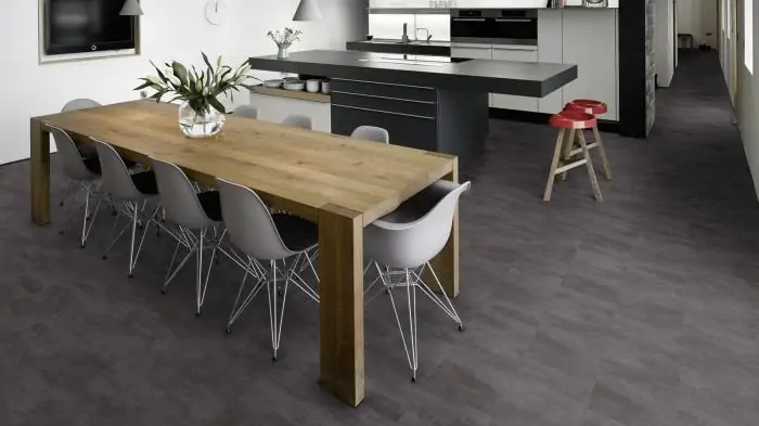 Виниловый пол (водостойкая пробка) Wicanders Hydrocork Stone Dark Beton (B5V5001)