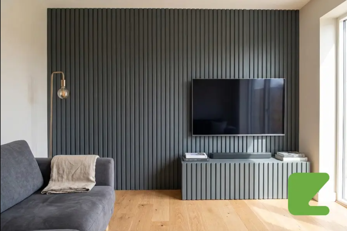 Декоративная реечная панель Zeta HOME L-Line Oak Grey