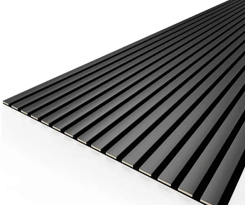 Панель стеновая акустическая МДФ Stella Comfort De Luxe Black Lead